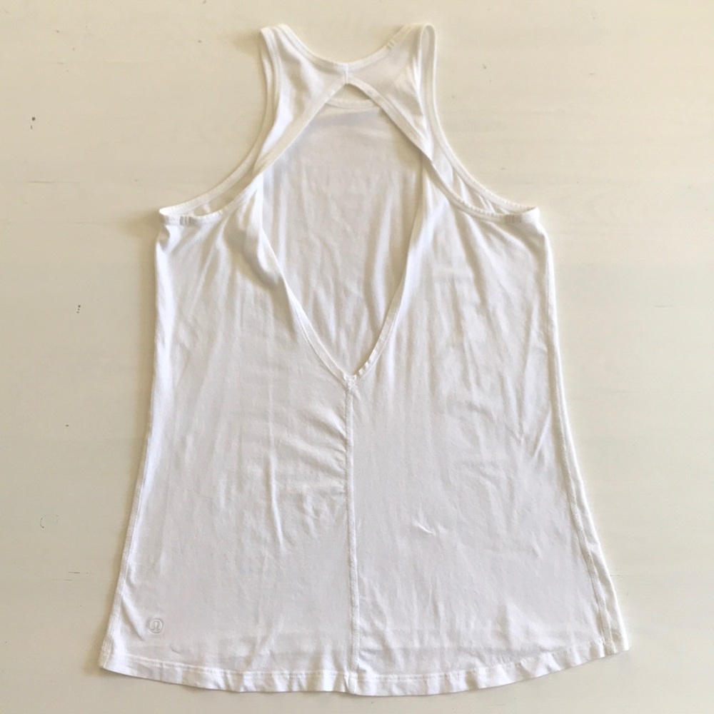 lululemon white tank top size 6